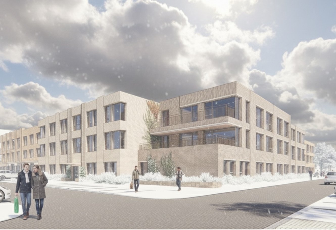 Gevel Zuidoost Parkblok
