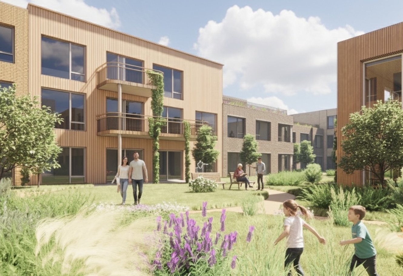 Impressie van de binnentuin